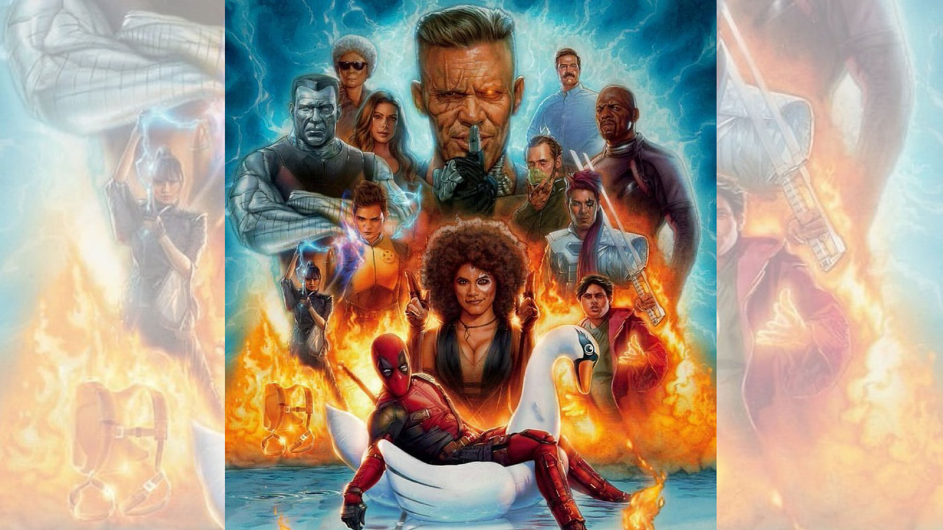 The ‘merc with a mouth’ is joined by Domino, Bedlam, Shatterstar, Negasonic Teenage Warhead, Colossus, Surge, and Peter Wisdom, among others in ‘Deadpool 2’.