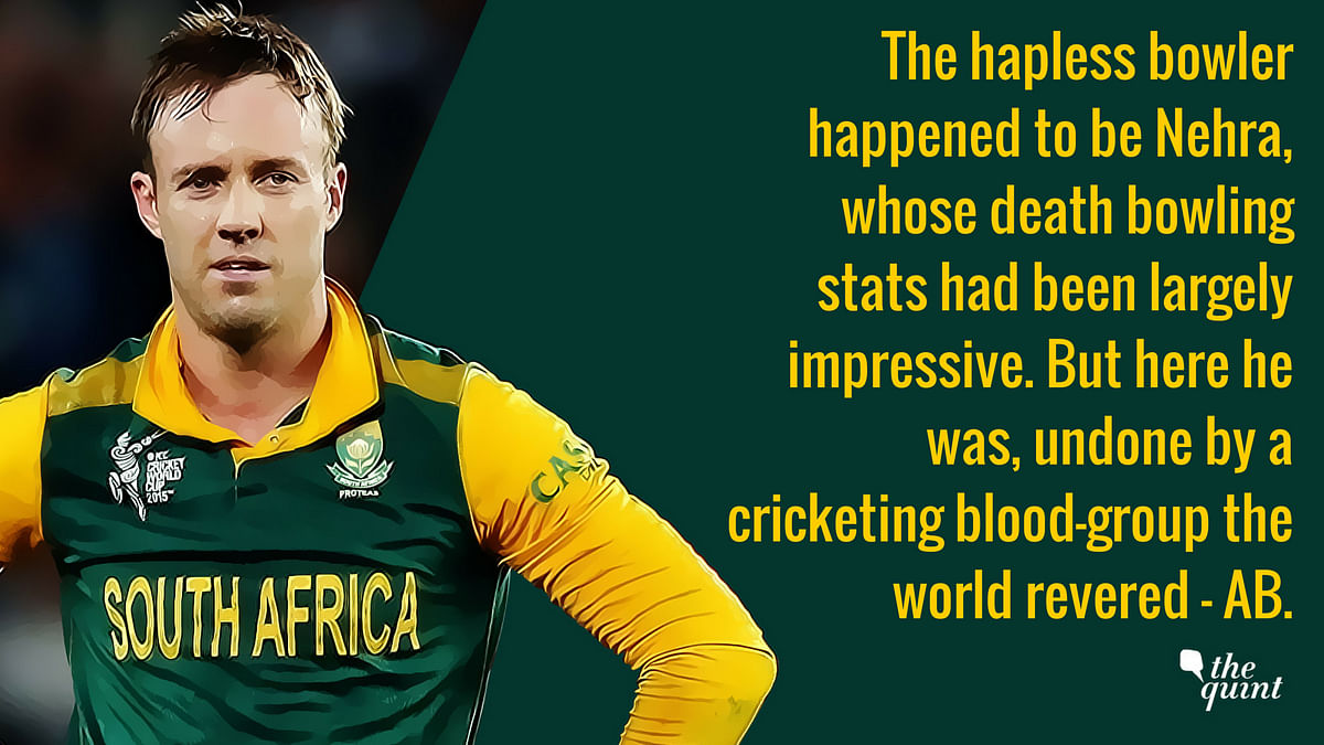 Rather than chasing records, AB de Villiers would rather present you a new record book strictly on his own terms.