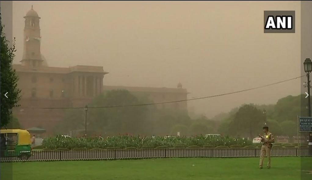 Skymet has forecast dust storms and thundershowers over Delhi and other adjoining north-western states.