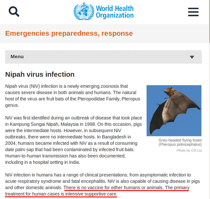 Following the outbreak of Nipah Virus a message on social media has claimed tablet Gelsemium 200 can protect people.