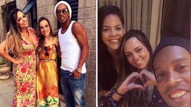 Ronaldinho has been living with both of his fiancees since December in Rio
