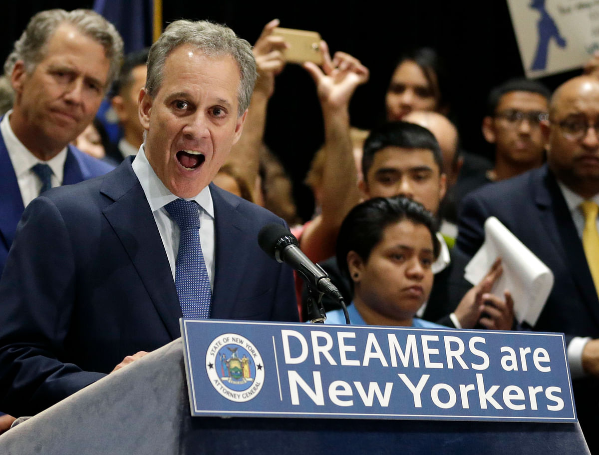 New York Attorney General Eric Schneiderman has been a vocal supporter of the #MeToo movement. 