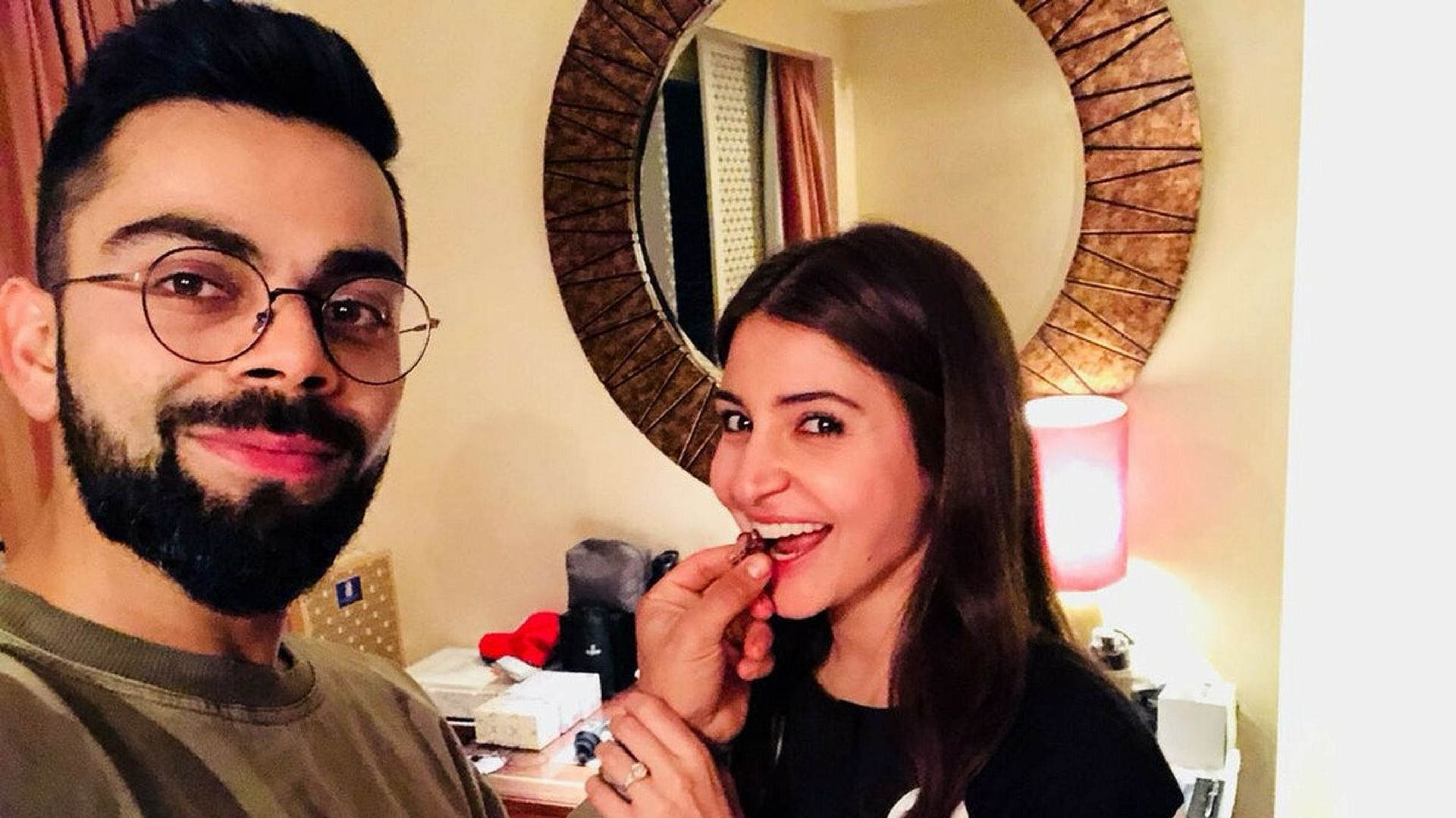 Virat Kohli wishes Anushka Sharma on her birthday.&nbsp;