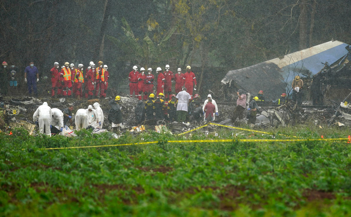 The flight crashed shortly after takeoff
