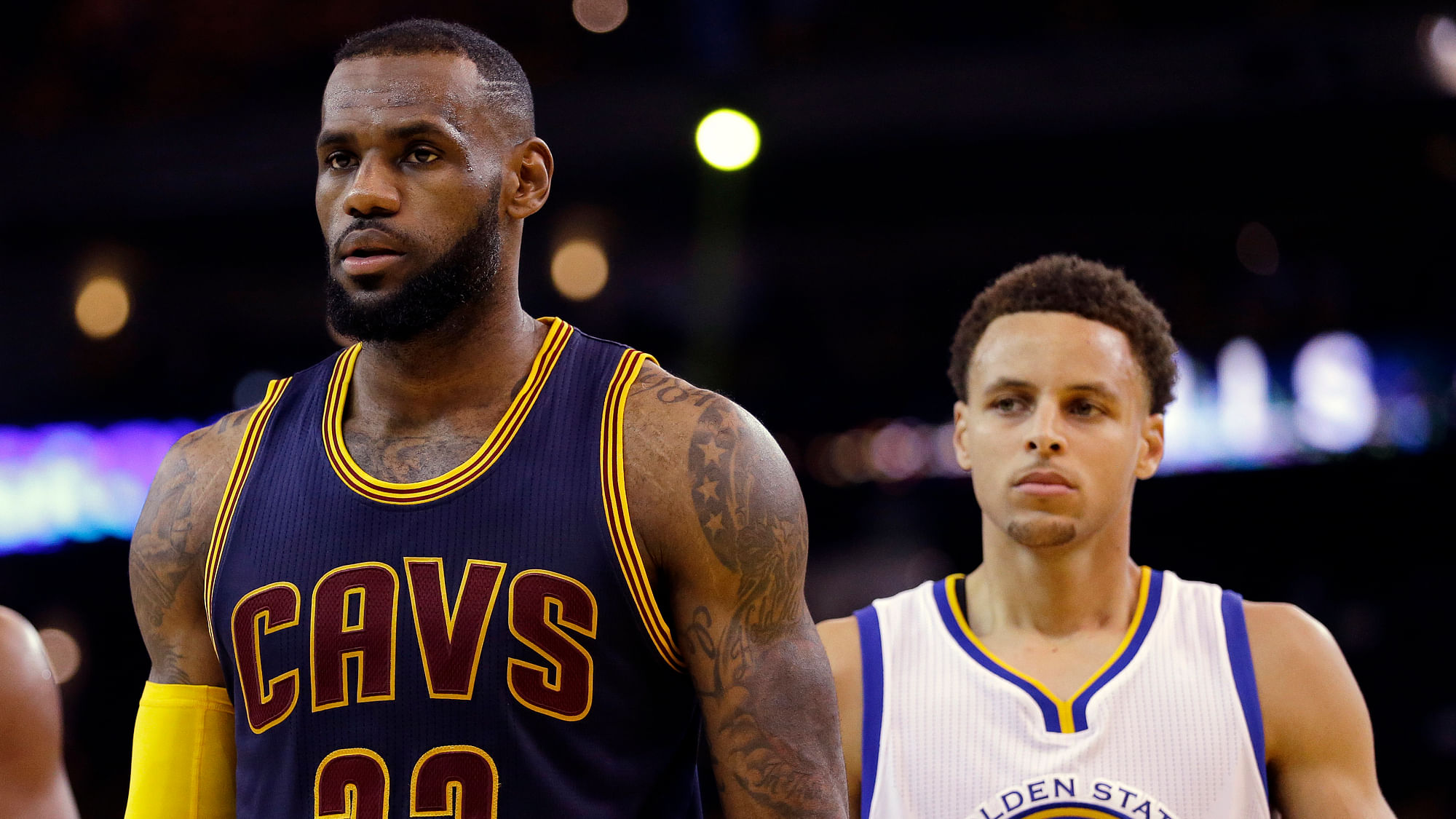 LeBron James’ Cleveland Cavaliers meet Stephen Curry’s Golden State Warriors in the NBA Finals for a fourth straight time.
