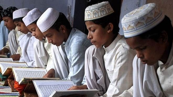 File picture of students in a madarsa.&nbsp;