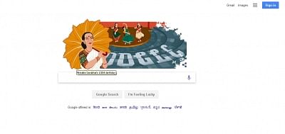 Google celebrated renowned Indian classical dancer Mrinalini Sarabhai on her 100th birth anniversary.