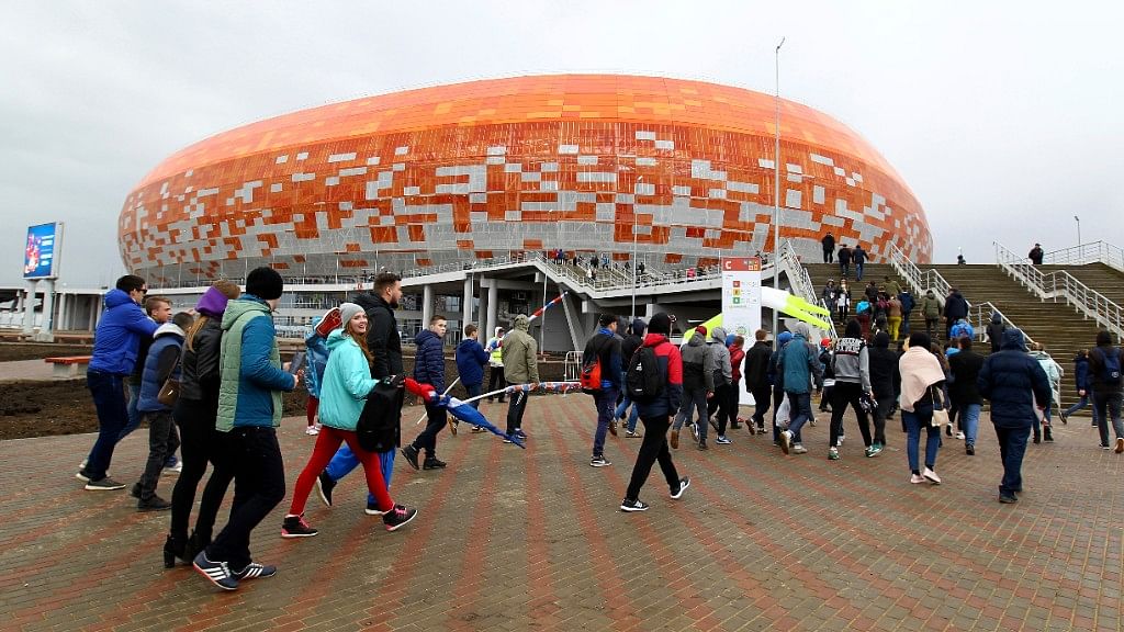 Not quite the tourist town, Saransk was a surprise inclusion in this year’s World Cup venues.