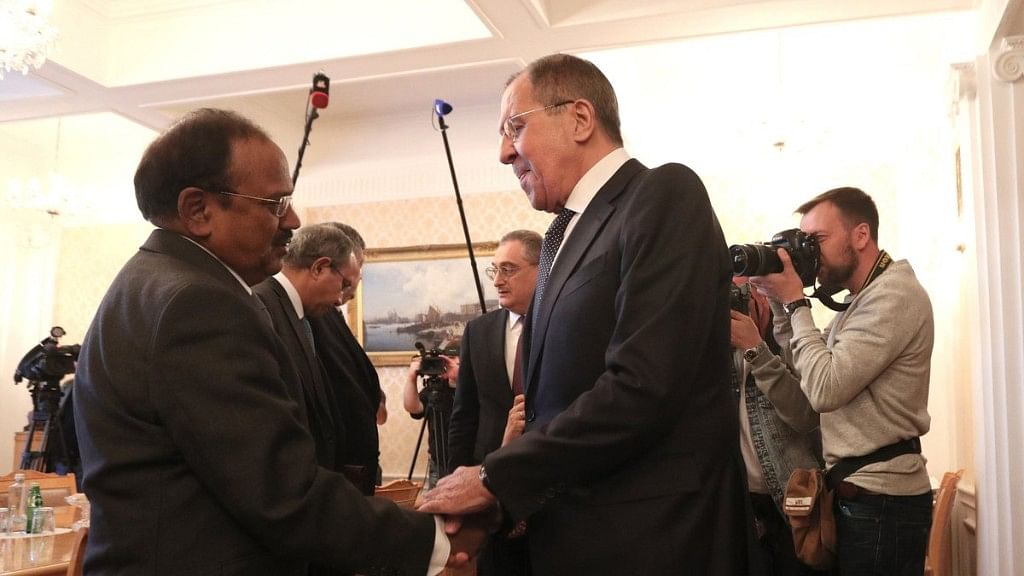Sergey Lavrov met National Security Advisor  Ajit Doval in Moscow.