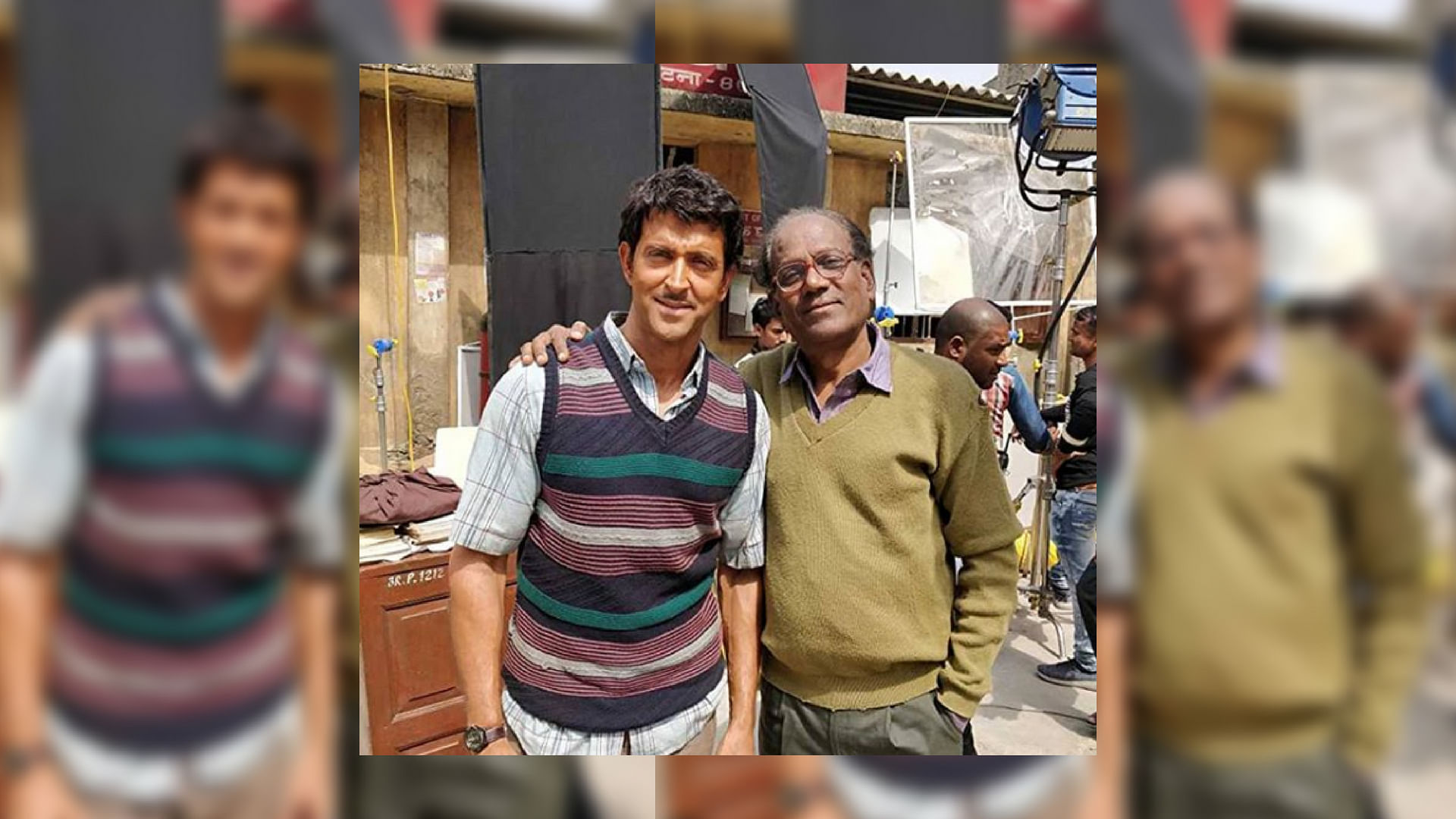 Hrithik Roshan’s unseen photo from the sets of <i>Super 30</i>.