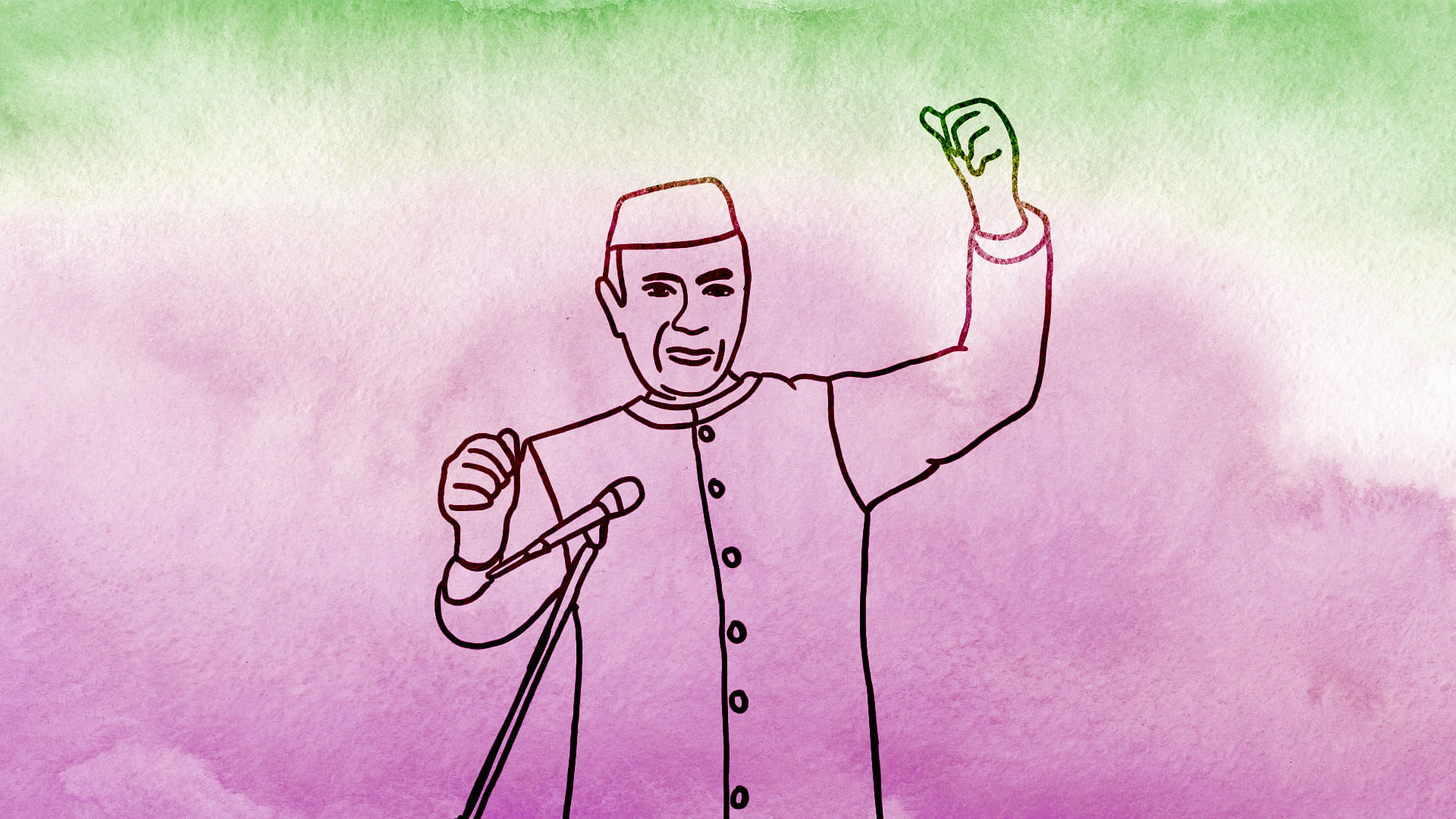 How to draw Jawaharlal Nehru| Children's day drawing |simple art with rose|  pencil sketch| chachaji | Rose pencil sketch, Easy drawings sketches,  Simple art