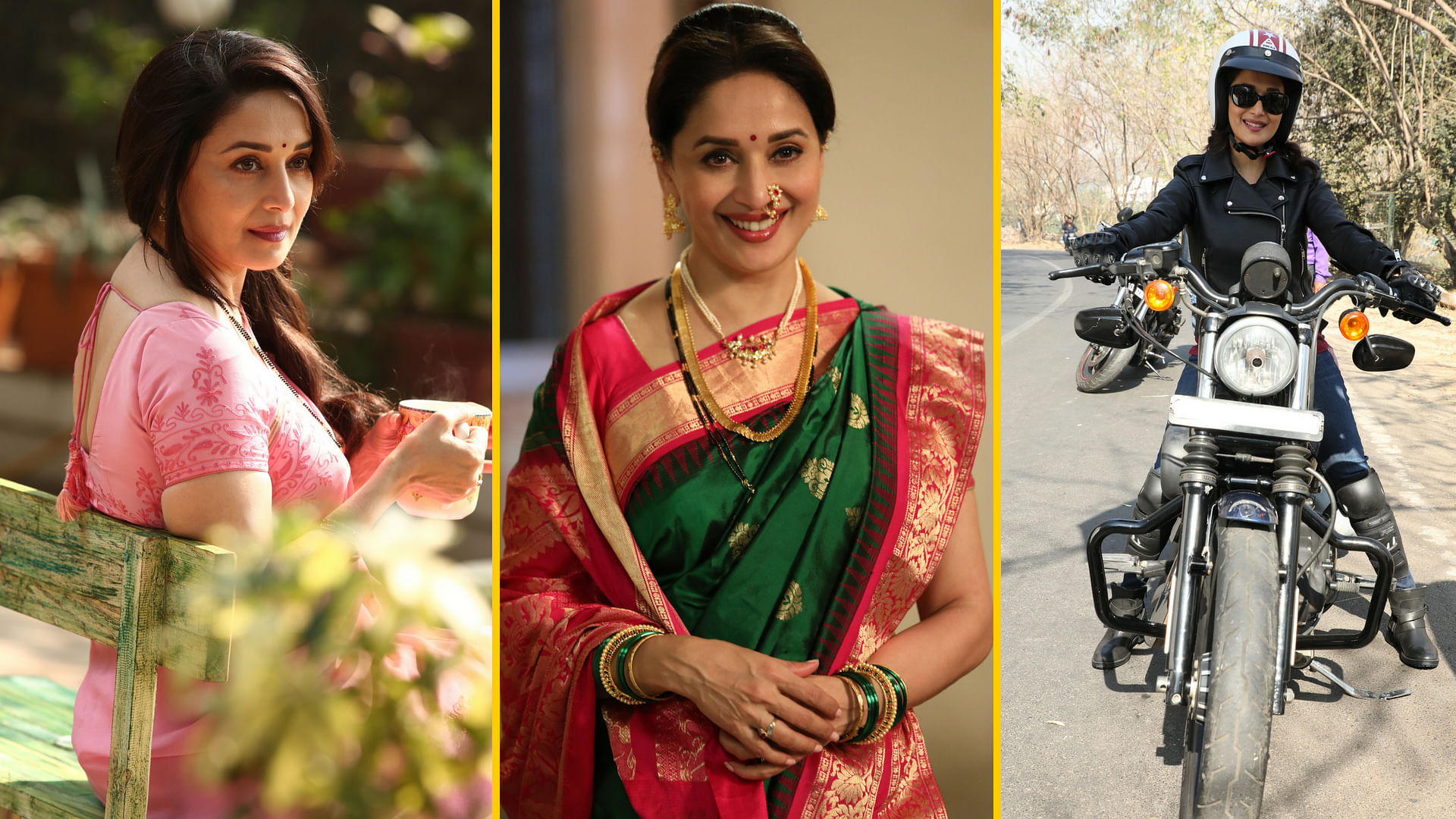 Many shades of Madhuri Dixit in ‘Bucket List’. (Photo Courtesy: Dharma Productions)