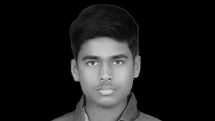 Dinesh was found hanging from a railway bridge by passers-by at Vannarpettai, an hour away from his home in Sivankovil.