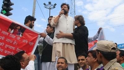 File photo of former Jammu and Kashmir Minister Choudhary Lal Singh.