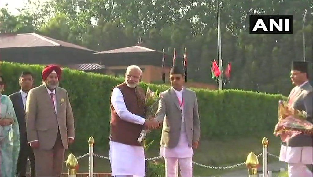 Prime Minister Narendra Modi met several leaders and said that “India stands shoulder-to-shoulder with Nepal”.