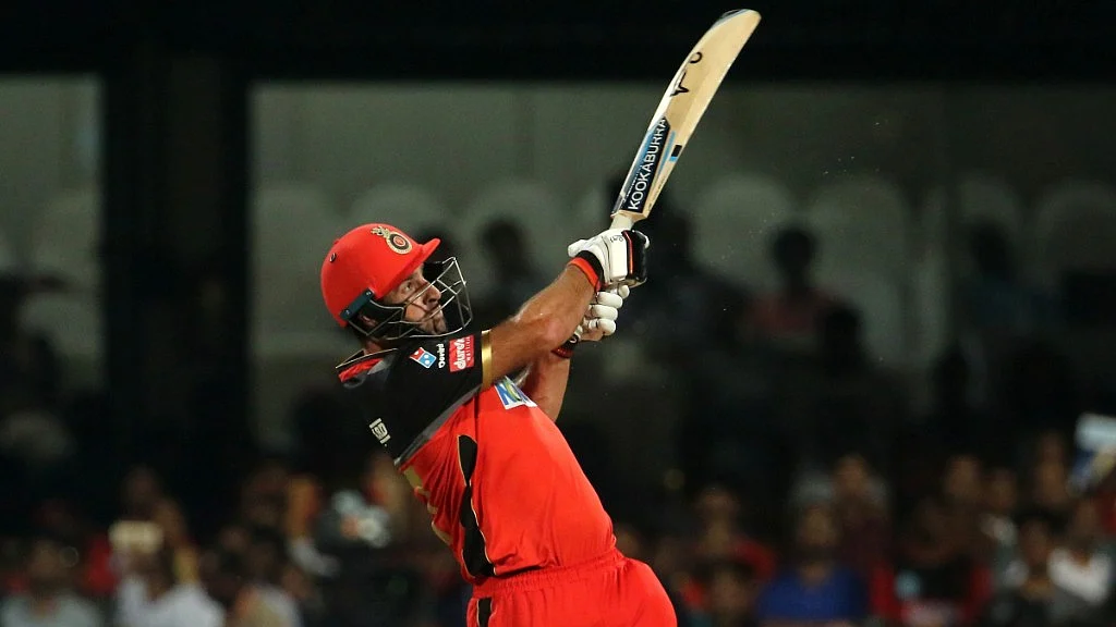 Royal Challengers Bangalore’s Colin de Grandhomme (23 from 10) hit three sixes in the last over.