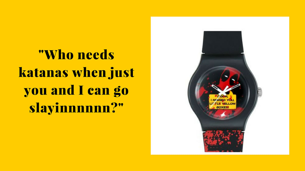 The Deadpool fan in you will instantly fall in love with these watches.