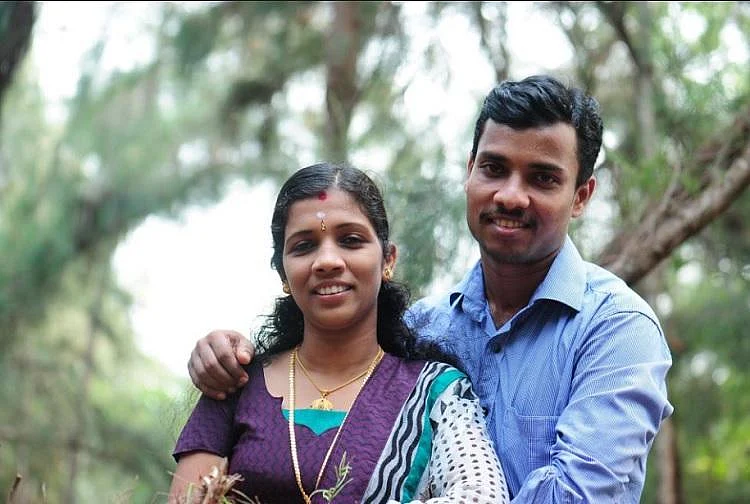Lini Puthussery and Sajeesh. 