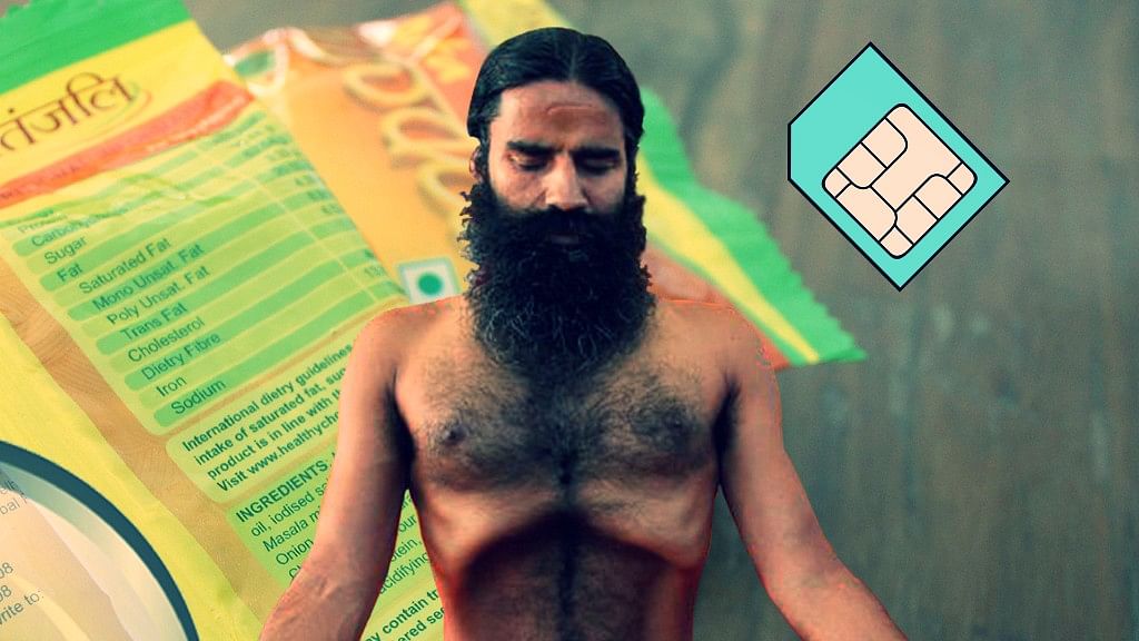 Patanjali founder Baba Ramdev announced the launch of the SIM cards on 27 May.