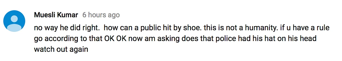 Comments on the issue.