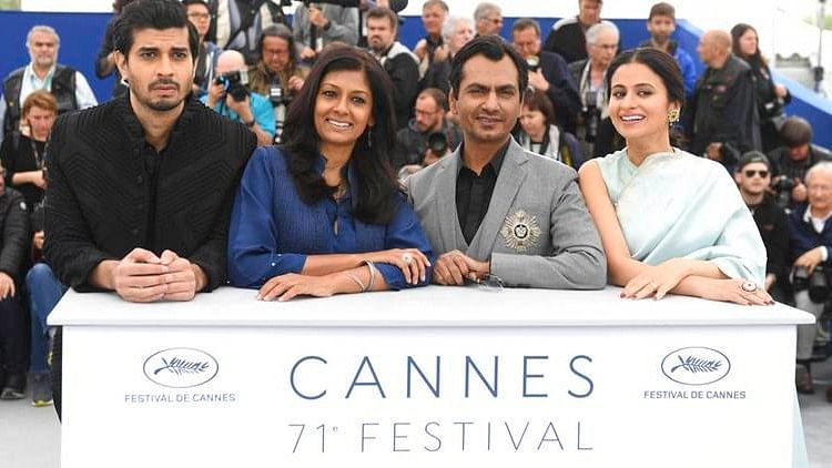 Team ‘Manto’ at the 71st Cannes Film Festival.