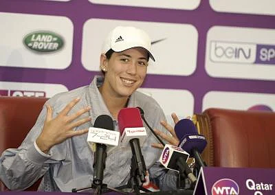 Garbine Muguruza. (Xinhua/Nikku/IANS)