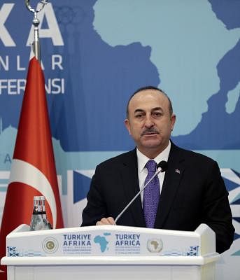 Turkish Foreign Minister Mevlut Cavusoglu. (Xinhua/Anadolu Agency) (lrz/IANS)
