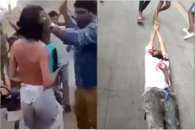 In a barbaric act, 25-year-old Kalu Ramu was lynched to death by a mob of several hundred residents from the area.