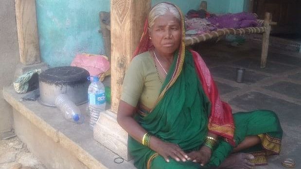Chennamma, 55, works as an agricultural labourer in Nadihal, Yadgir. Her husband, Hanumanthappa, 60, committed suicide this March due to farm debt.