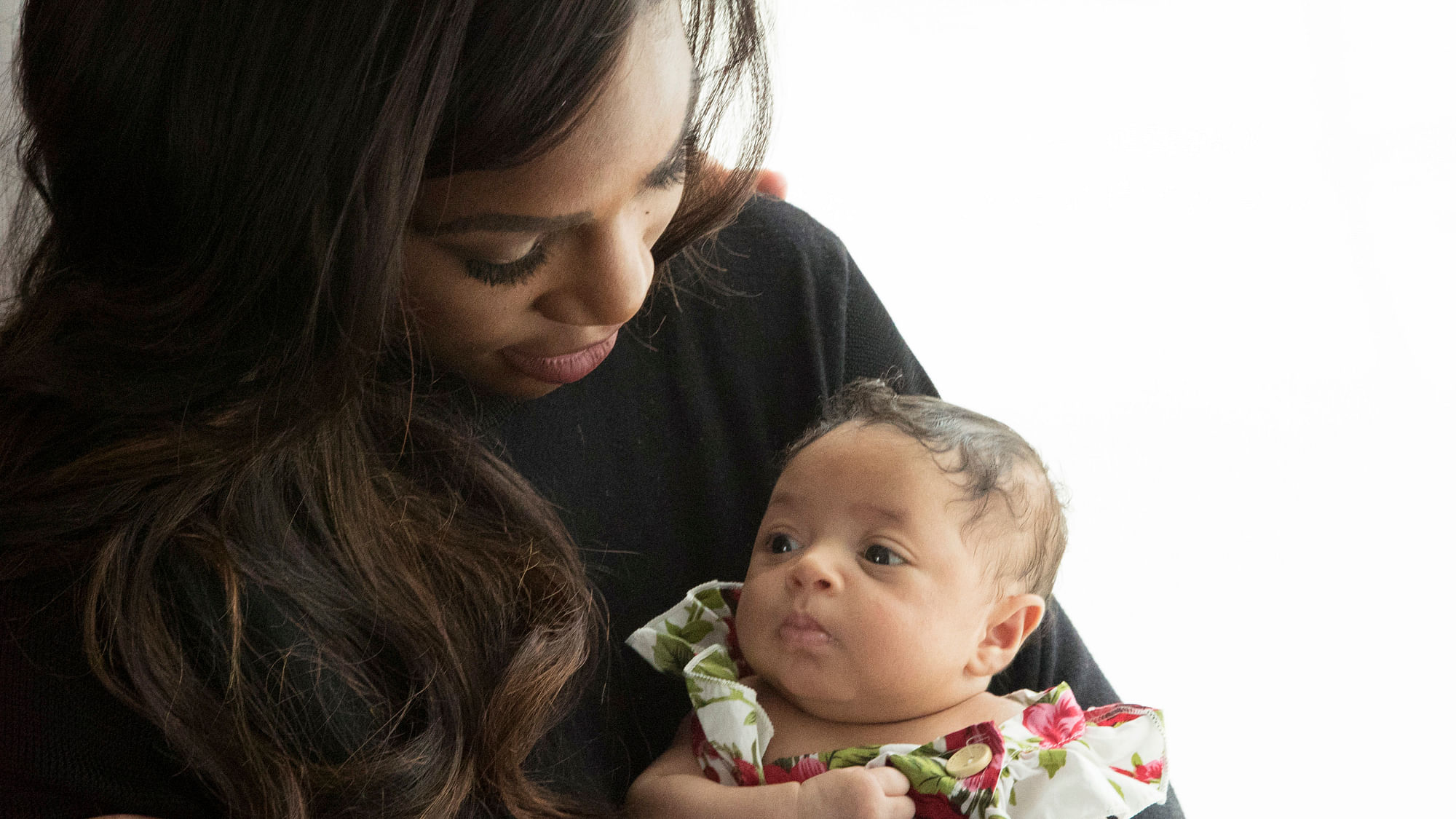 Serena Williams holds her daughter, Alexis Olympia Ohanion Jr., in a scene from the HBO’s “Being Serena,” a five-part documentary series.