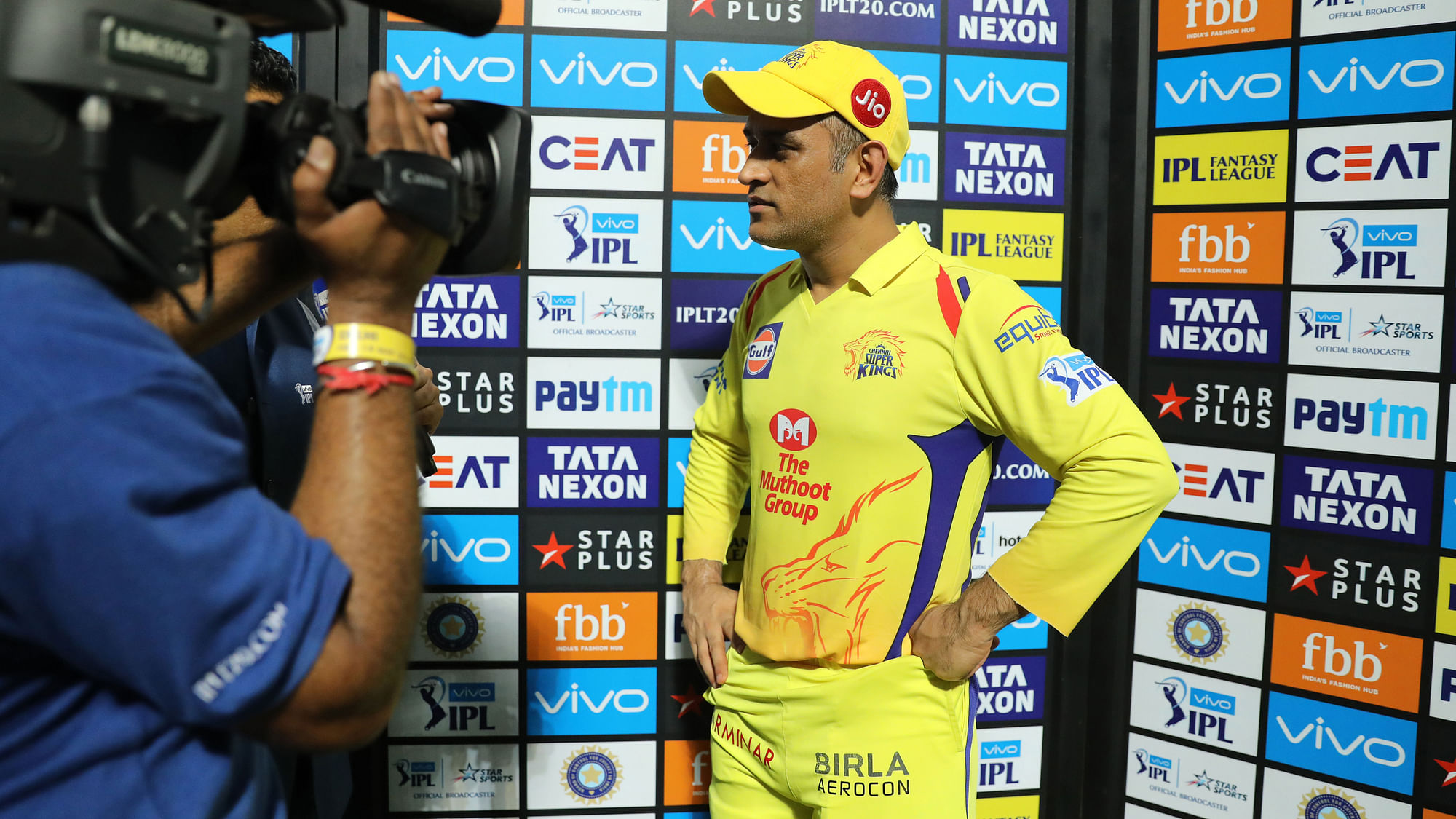 MS Dhoni speaks about Chennai Super Kings’ loss to Delhi Daredevils during a TV interview.