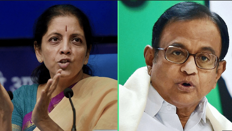 Chidambram took a dig against Sitharaman over her "act of God" comment.