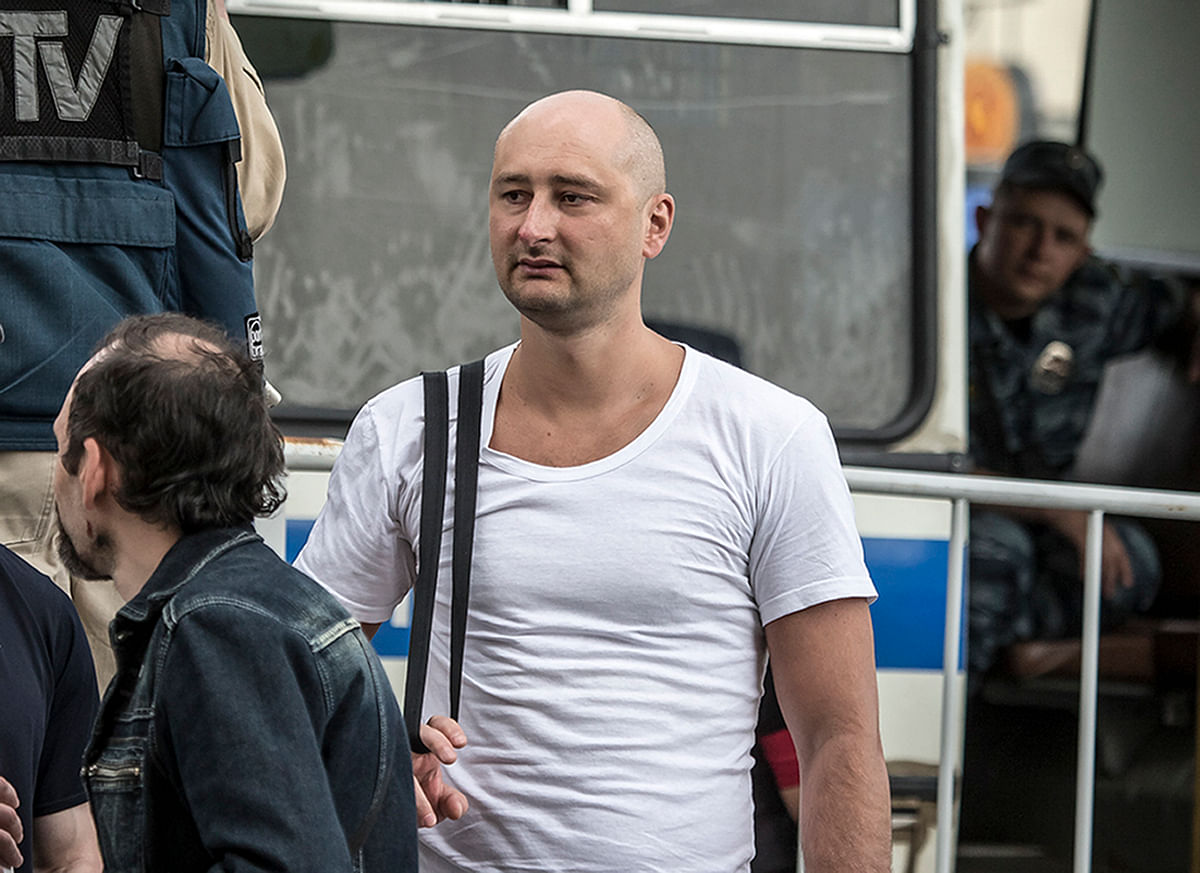 Babchenko reportedly faked his own death to foil an attempt to kill him.