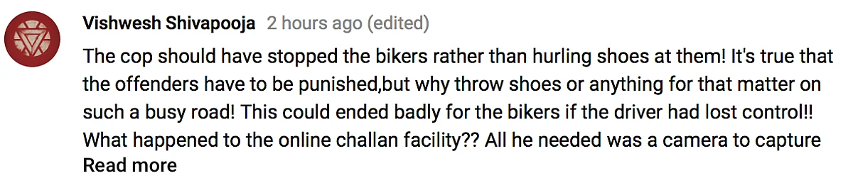 Comments on the issue.