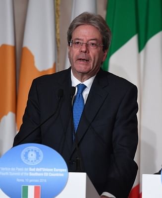 Italian Prime Minister Paolo Gentiloni. (Xinhua/Alberto Lingria/IANS)