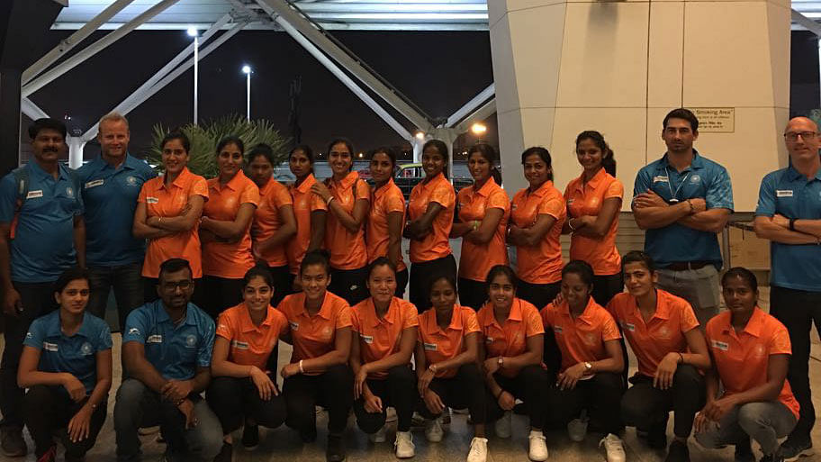India women’s hockey team departed for the Asian Women’s Champions Trophy on 8 May.