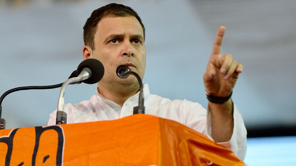 Rahul Gandhi addresses a gathering in Bengaluru ahead of Karnataka polls.