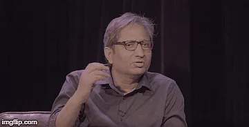A collection of screenshots (from the show ‘Shut Up Ya Kunal’) where journalist Ravish Kumar discusses the current socio-political scenario with comedian Kunal Kamra.