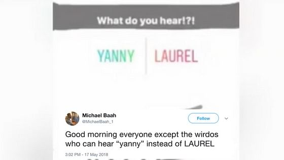 Laurel vs Yanny.