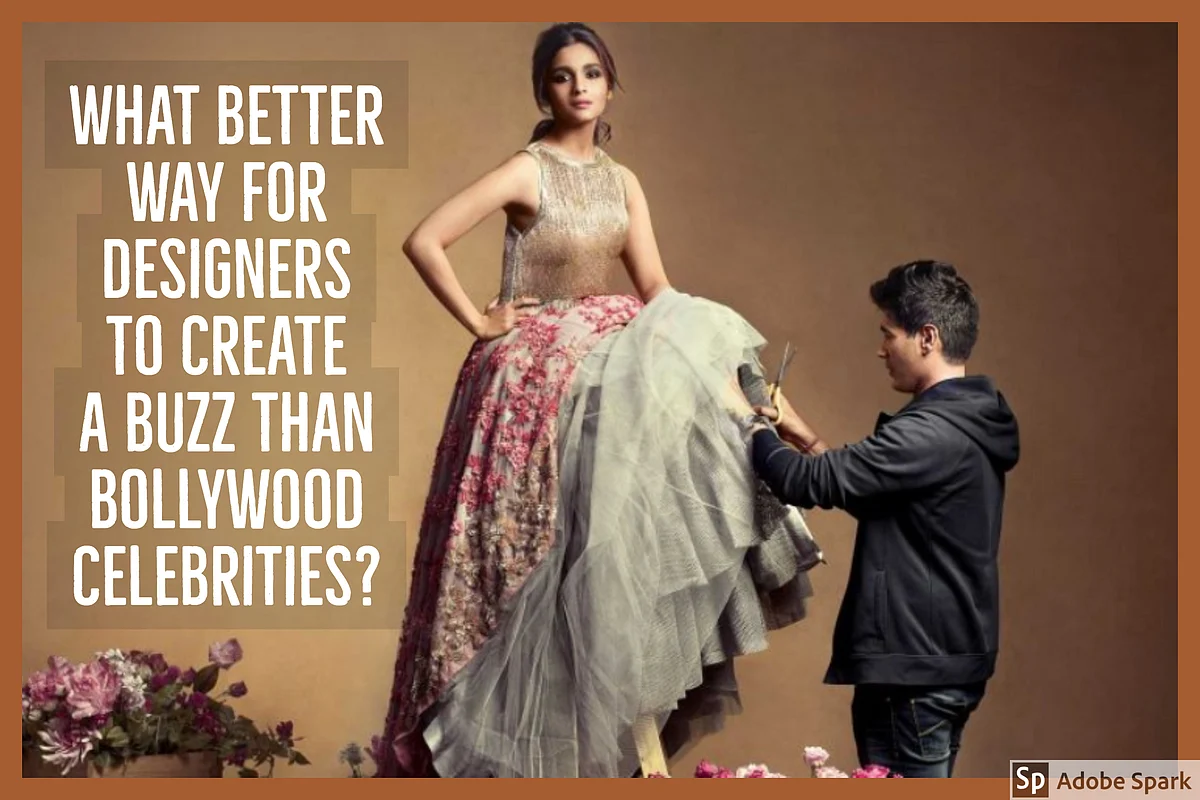Manish Malhotra photographed styling Alia Bhatt in one of his creations for an editorial shoot. 