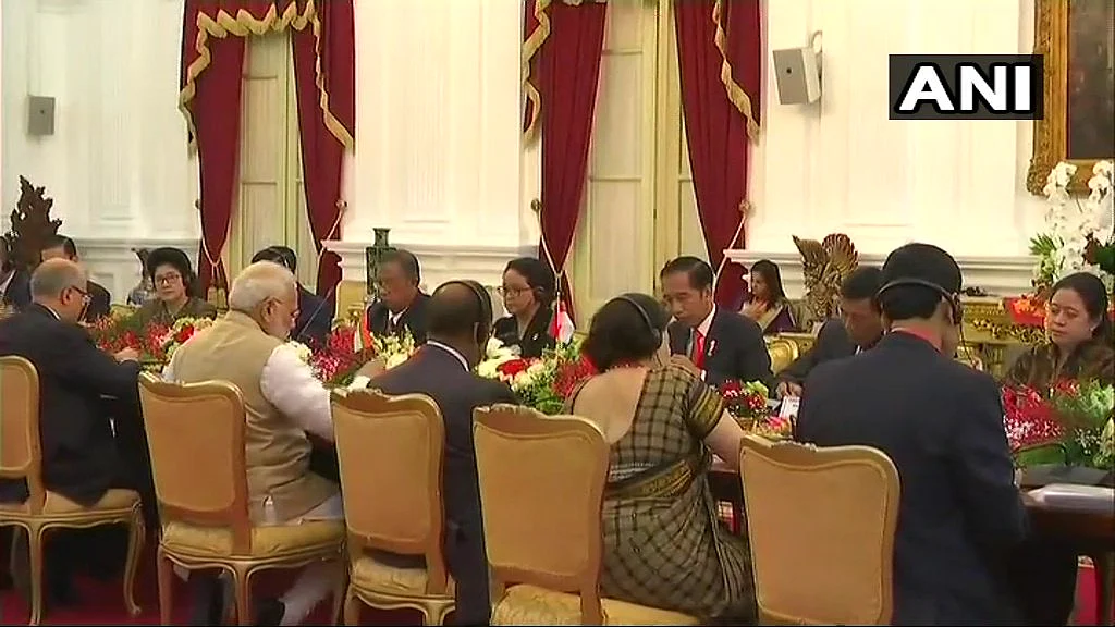 PM Modi Reaches Jakarta, Holds Delegation Talks