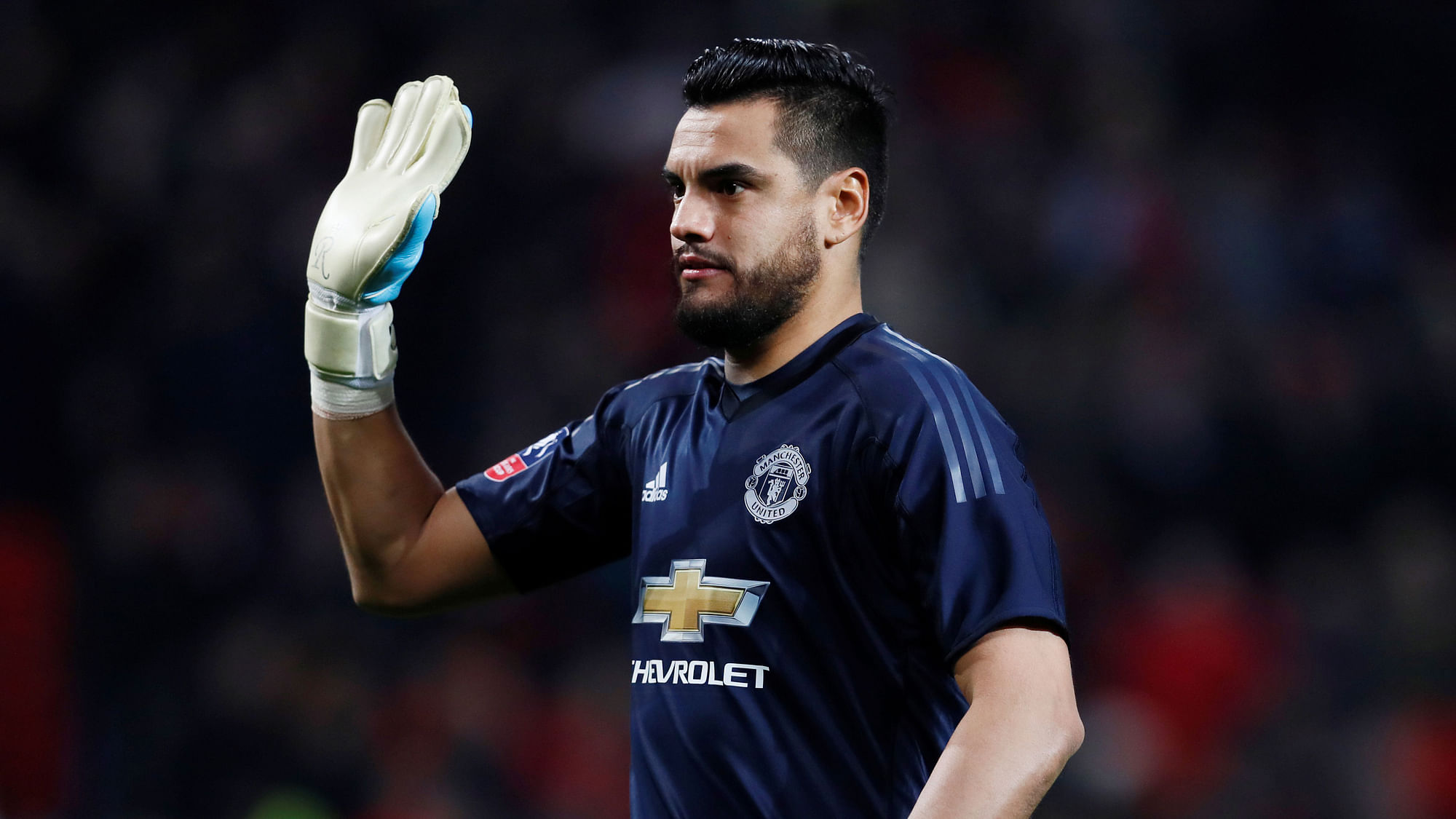 Sergio Romero was ruled out of Argentina’s World Cup squad with a knee injury.
