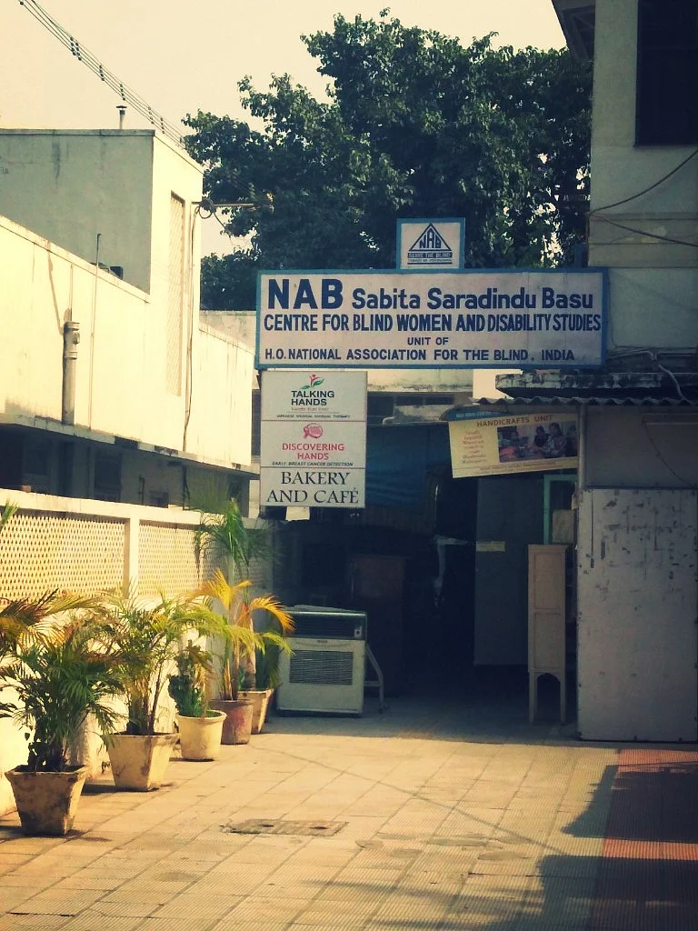 The National Association for the Blind in Delhi.