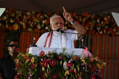 Opposition leaders coming together to save themselves: Modi