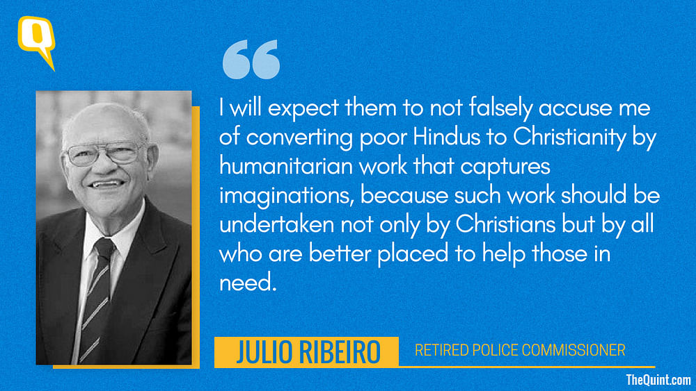 A Hindu Rashtra Is No Less Than a Saffron Pakistan: Julio Ribeiro