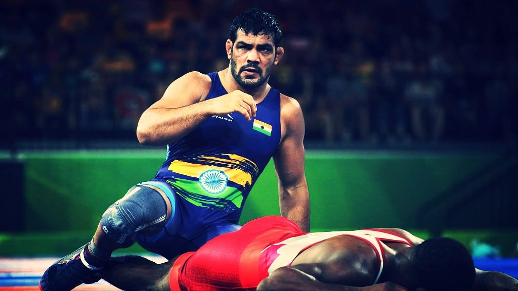Sushil Kumar raced to a 9-4 lead but lost seven points in a row to lose the 74 kg qualification bout.