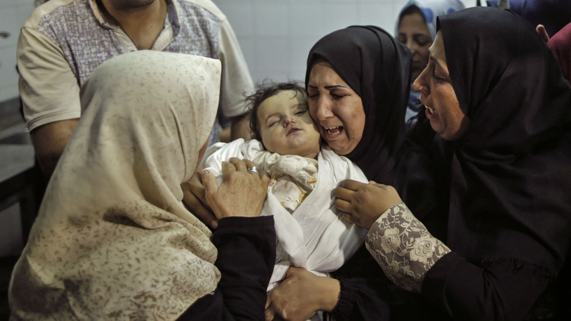 Eight month old Leila al-Ghandour died after inhaling tear gas at the Israeli border