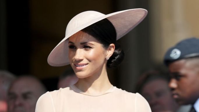 Meghan, Duchess of Sussex at a Royal gathering.&nbsp;
