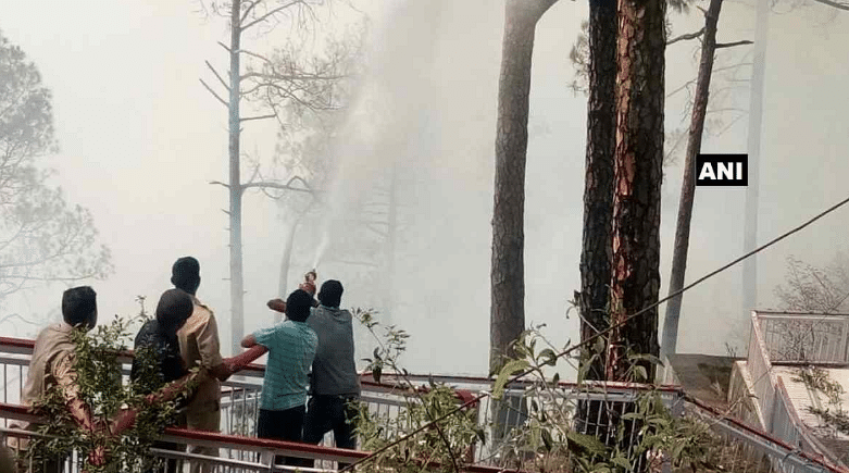 The iconic Vaishno Devi Yatra was suspended after a major fire broke out near the Trikuta hills, near Katra. 