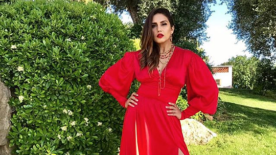 Huma Qureshi in a Mohit Rai creation. 
